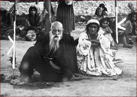 Gypsy couple at the Belzec