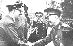 Hitler with Antonescu