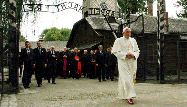 Pope Benedict XVI at Auschwitz