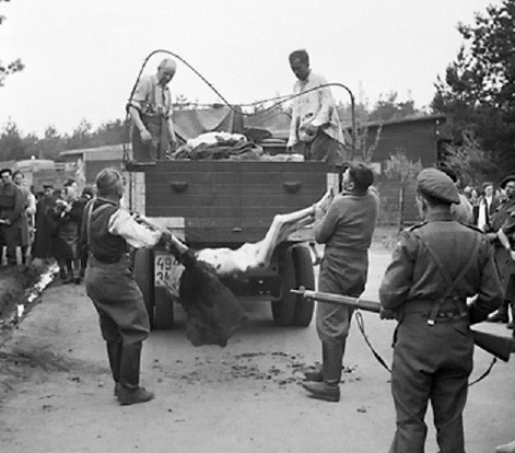 Begen-Belsen camp at leberation