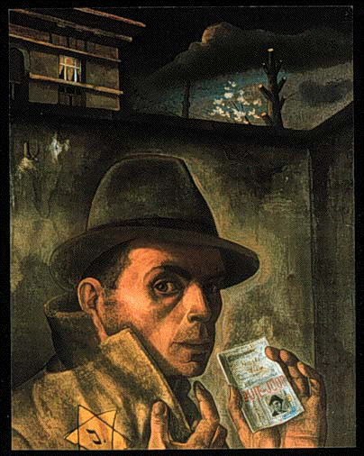 Self-Portrait
                                                          by Jewish
                                                          painter Felix
                                                          Nussbaum