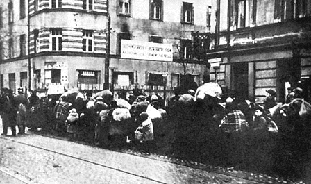 Round-up of
                                                          Jews in
                                                          Warsaw,
                                                          Poland.