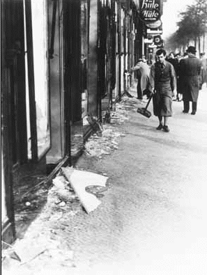 Kristallnacht -
                                                          The Night of
                                                          the Broken
                                                          Glass