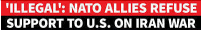 NATO against
iran war